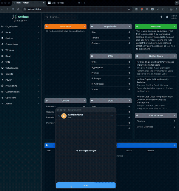 h-cli NetBox discovery demo